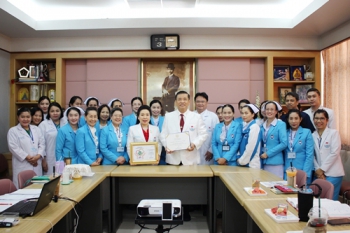 ร่วมแสดงความยินดีเนื่องในโอกาสรับรางวัลโรงพยาบาลคุณธรรมและสถานประกอบกิจการดีเด่น