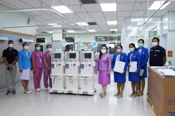 ตรวจรับอุปกรณ์ทางการแพทย์ “เครื่องฟอกไตเทียม” Fresenius Medical care