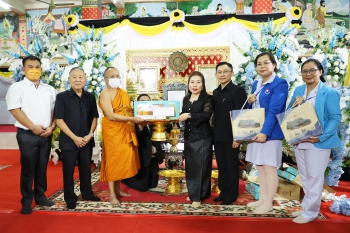 ร่วมเป็นเจ้าภาพเนื่องในพิธีสวดพระอภิธรรม พระครูสุภกิจโกศล อดีตเจ้าอาวาสวัดลำดวน