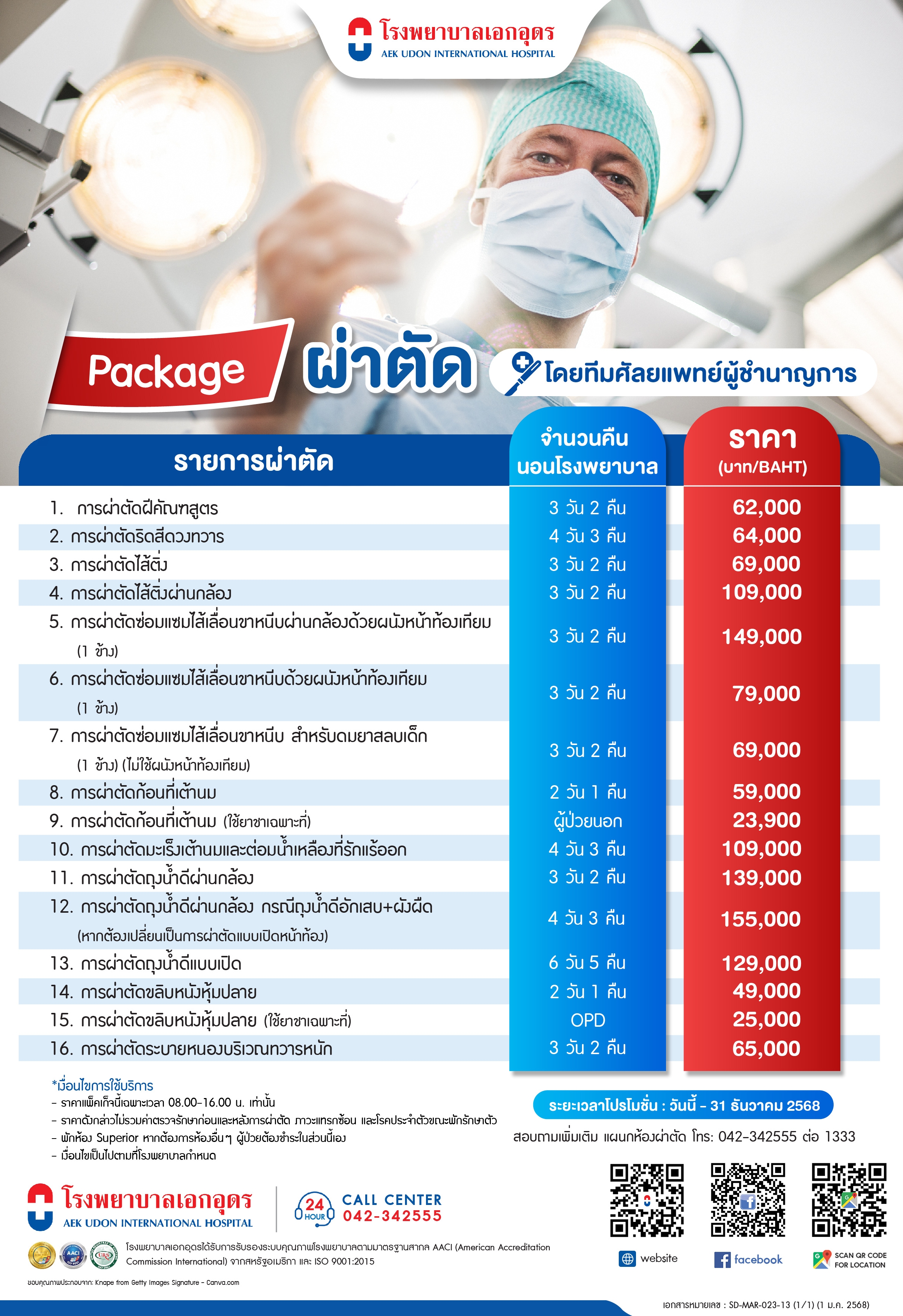 Surgery package