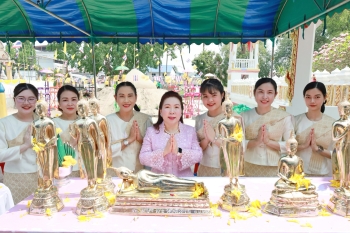 ถวายพระพุทธรูป วัดโพธิวราราม อำเภอเมือง จังหวัดอุดรธานี