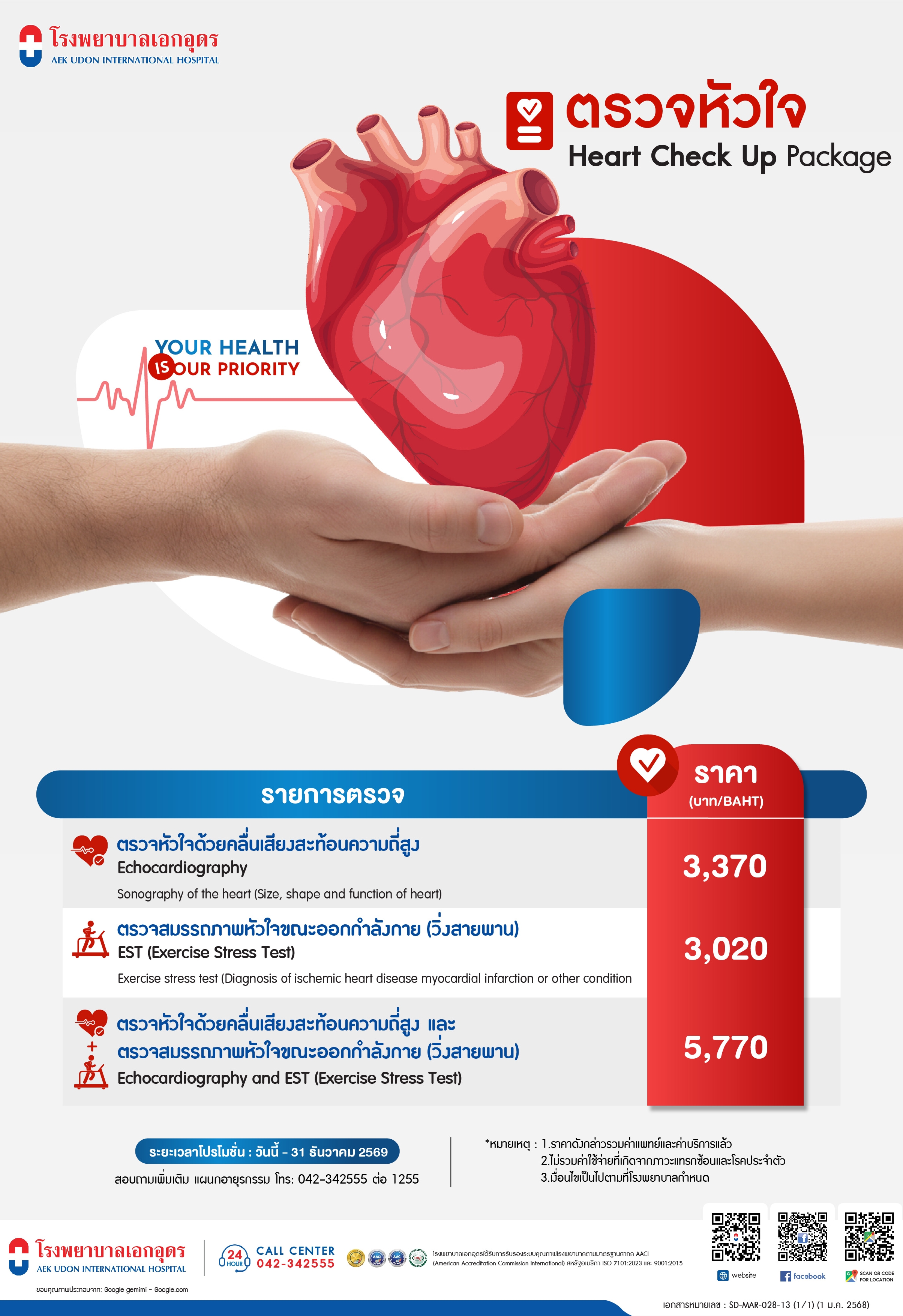 แพคเกจตรวจหัวใจ