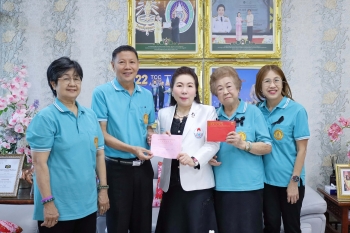 บูชาส้มมงคล มูลนิธิส่งเสริมธรรม แห่งอุดรธานี